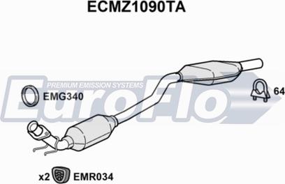 EuroFlo ECMZ1090TA - Katalizator www.molydon.hr