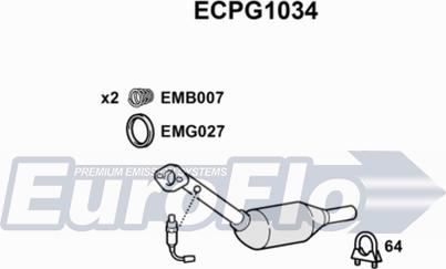 EuroFlo ECPG1034 - Katalizator www.molydon.hr