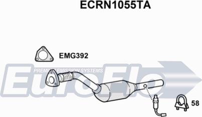 EuroFlo ECRN1055TA - Katalizator www.molydon.hr