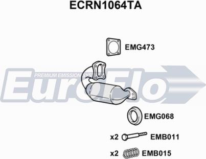 EuroFlo ECRN1064TA - Katalizator www.molydon.hr