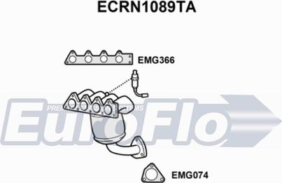 EuroFlo ECRN1089TA - Katalizator www.molydon.hr