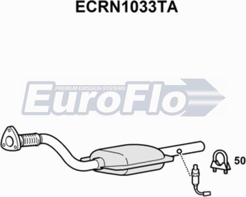 EuroFlo ECRN1033TA - Katalizator www.molydon.hr