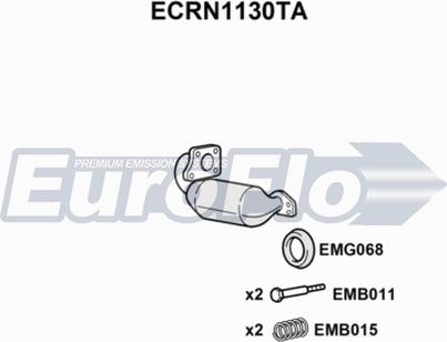 EuroFlo ECRN1130TA - Katalizator www.molydon.hr