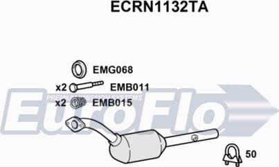 EuroFlo ECRN1132TA - Katalizator www.molydon.hr