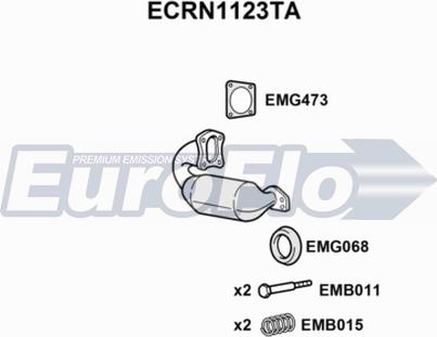 EuroFlo ECRN1123TA - Katalizator www.molydon.hr