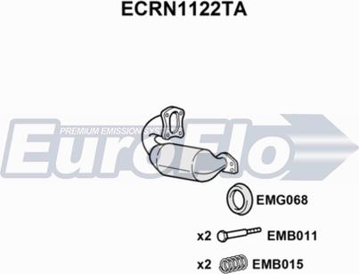 EuroFlo ECRN1122TA - Katalizator www.molydon.hr