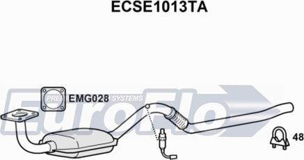 EuroFlo ECSE1013TA - Katalizator www.molydon.hr