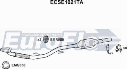 EuroFlo ECSE1021TA - Katalizator www.molydon.hr