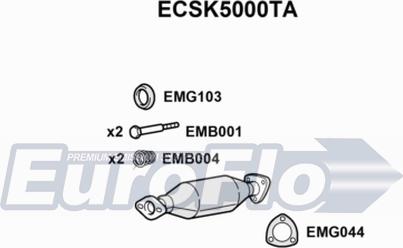 EuroFlo ECSK5000TA - Katalizator www.molydon.hr