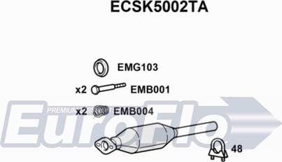 EuroFlo ECSK5002TA - Katalizator www.molydon.hr