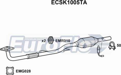 EuroFlo ECSK1005TA - Katalizator www.molydon.hr