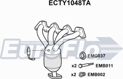 EuroFlo ECTY1048TA - Katalizator www.molydon.hr