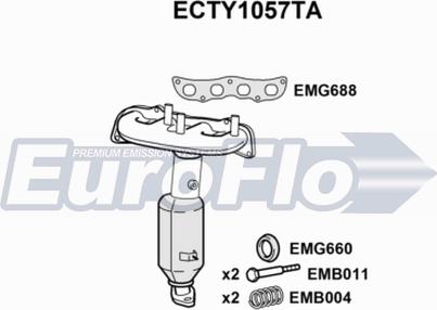 EuroFlo ECTY1057TA - Katalizator www.molydon.hr