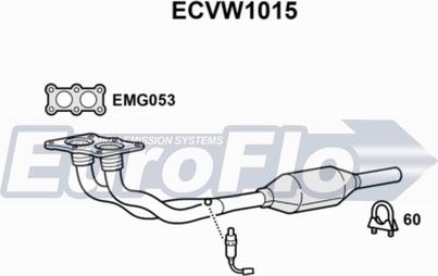 EuroFlo ECVW1015 - Katalizator www.molydon.hr