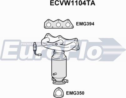 EuroFlo ECVW1104TA - Katalizator www.molydon.hr