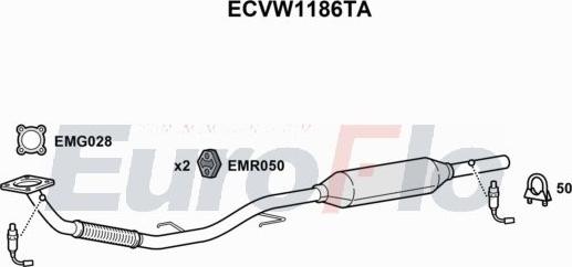 EuroFlo ECVW1186TA - Katalizator www.molydon.hr