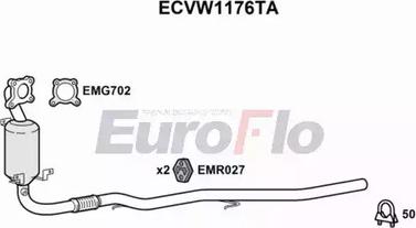EuroFlo ECVW1176TA - Katalizator www.molydon.hr