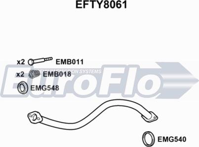 EuroFlo EFTY8061 - Ispušna cijev www.molydon.hr