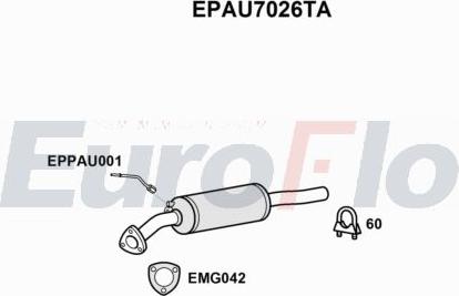 EuroFlo EPAU7026TA - DPF filter, filter čestica www.molydon.hr