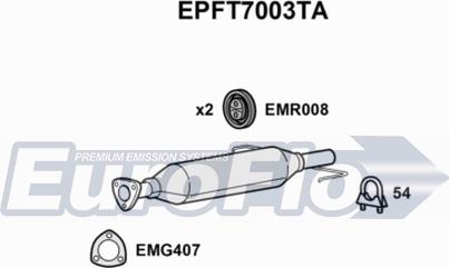 EuroFlo EPFT7003TA - DPF filter, filter čestica www.molydon.hr