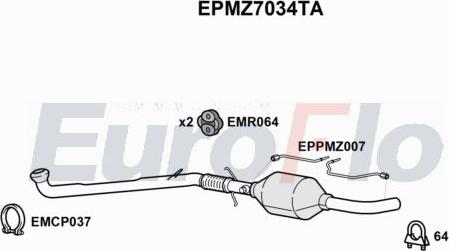 EuroFlo EPMZ7034TA - DPF filter, filter čestica www.molydon.hr