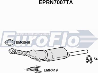 EuroFlo EPRN7007TA - DPF filter, filter čestica www.molydon.hr