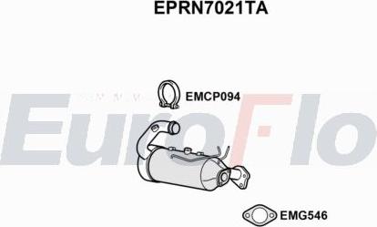 EuroFlo EPRN7021TA - DPF filter, filter čestica www.molydon.hr