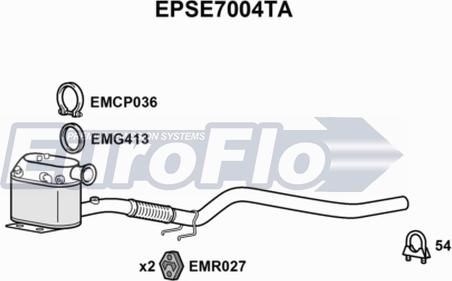 EuroFlo EPSE7004TA - DPF filter, filter čestica www.molydon.hr