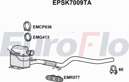 EuroFlo EPSK7009TA - DPF filter, filter čestica www.molydon.hr