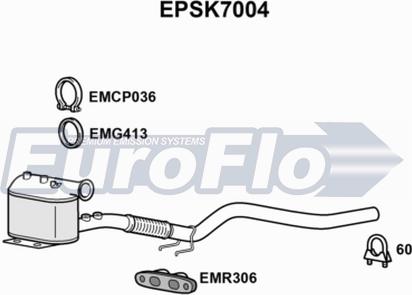 EuroFlo EPSK7004 - DPF filter, filter čestica www.molydon.hr