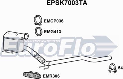 EuroFlo EPSK7003TA - DPF filter, filter čestica www.molydon.hr