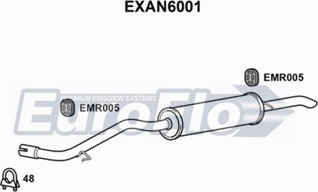 EuroFlo EXAN6001 - Zadnji Ispušni lonac www.molydon.hr