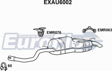 EuroFlo EXAU6002 - Zadnji Ispušni lonac www.molydon.hr