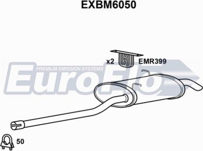 EuroFlo EXBM6050 - Zadnji Ispušni lonac www.molydon.hr