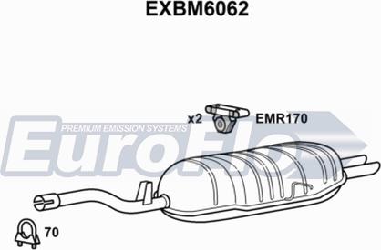 EuroFlo EXBM6062 - Zadnji Ispušni lonac www.molydon.hr