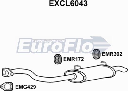 EuroFlo EXCL6043 - Zadnji Ispušni lonac www.molydon.hr