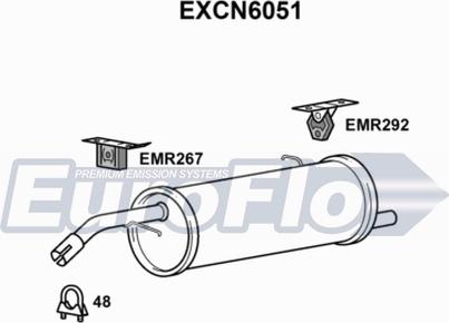 EuroFlo EXCN6051 - Zadnji Ispušni lonac www.molydon.hr