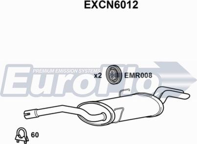 EuroFlo EXCN6012 - Zadnji Ispušni lonac www.molydon.hr