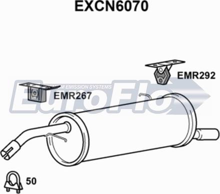 EuroFlo EXCN6070 - Zadnji Ispušni lonac www.molydon.hr