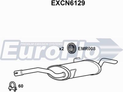 EuroFlo EXCN6129 - Zadnji Ispušni lonac www.molydon.hr