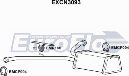 EuroFlo EXCN3093 - Srednji Ispušni lonac www.molydon.hr