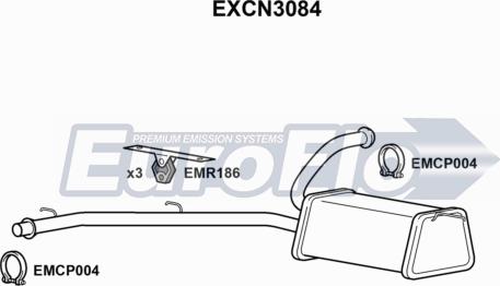 EuroFlo EXCN3084 - Srednji Ispušni lonac www.molydon.hr