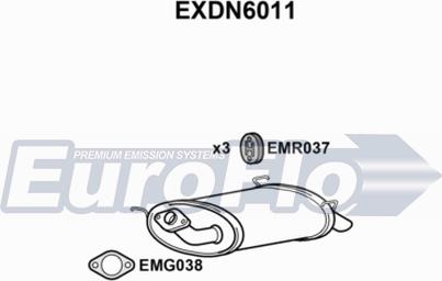 EuroFlo EXDN6011 - Zadnji Ispušni lonac www.molydon.hr