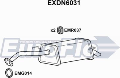 EuroFlo EXDN6031 - Zadnji Ispušni lonac www.molydon.hr