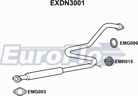 EuroFlo EXDN3001 - Srednji Ispušni lonac www.molydon.hr