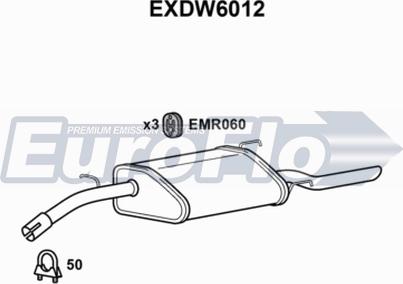 EuroFlo EXDW6012 - Zadnji Ispušni lonac www.molydon.hr