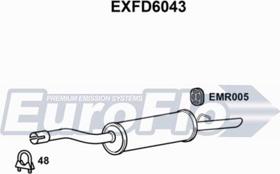 EuroFlo EXFD6043 - Zadnji Ispušni lonac www.molydon.hr