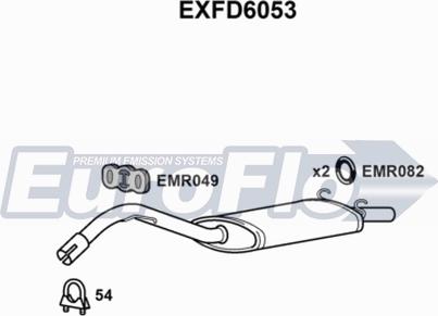 EuroFlo EXFD6053 - Zadnji Ispušni lonac www.molydon.hr