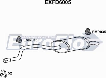 EuroFlo EXFD6005 - Zadnji Ispušni lonac www.molydon.hr