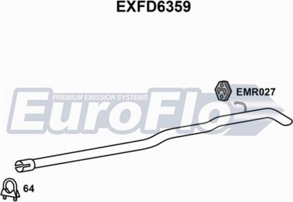 EuroFlo EXFD6359 - Maska izlazne Cijevi www.molydon.hr